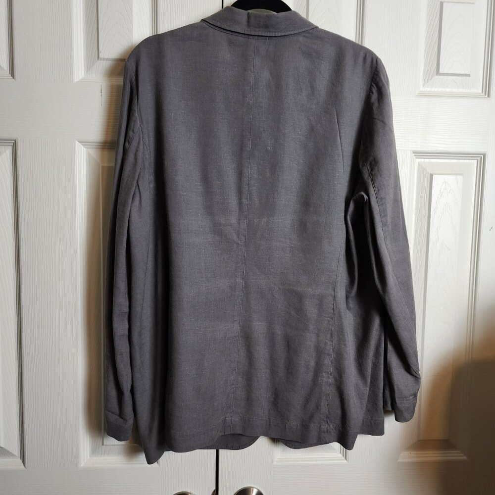 J jill Linen jacket - Picture 3 of 6